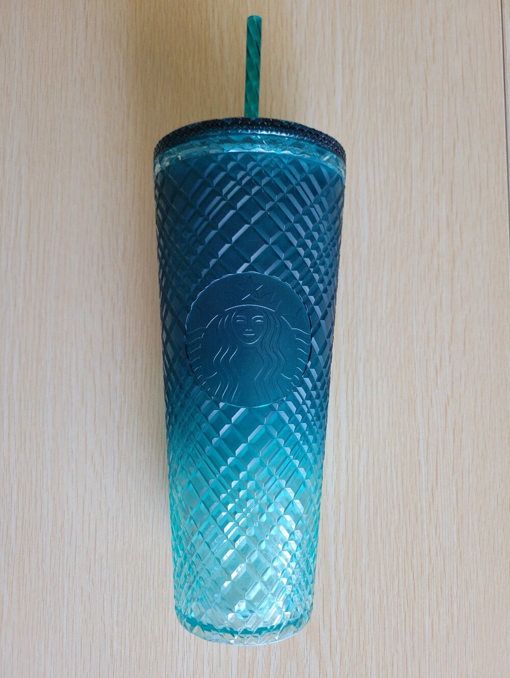 🧋Starbucks 2023 Teal Diamond Ombré Tumbler